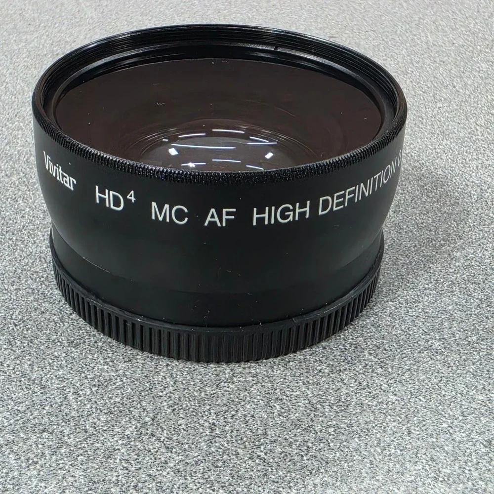 Vivitar 0.43x Wide Angle Converter Macro Lens Japan Optics Black Excellent HD4
